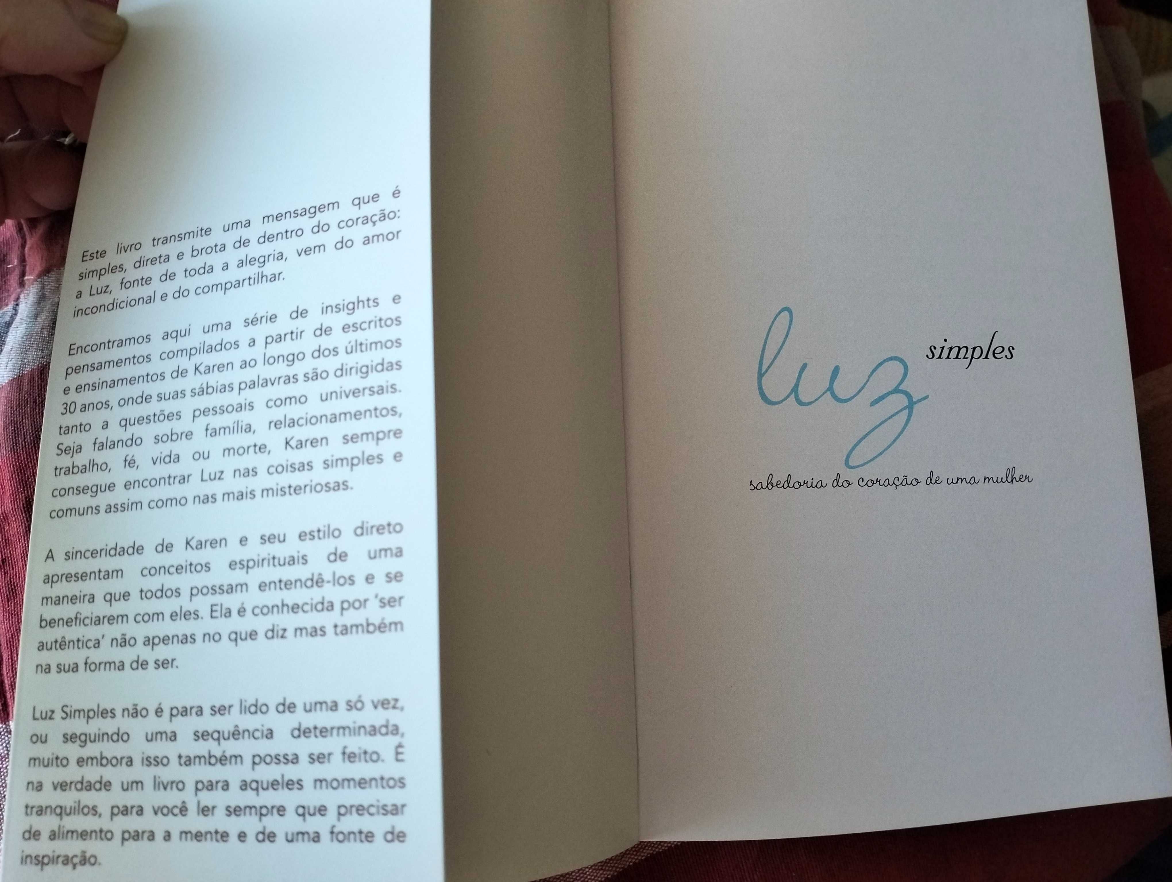 Livro: Luz Simples de Karen Berg