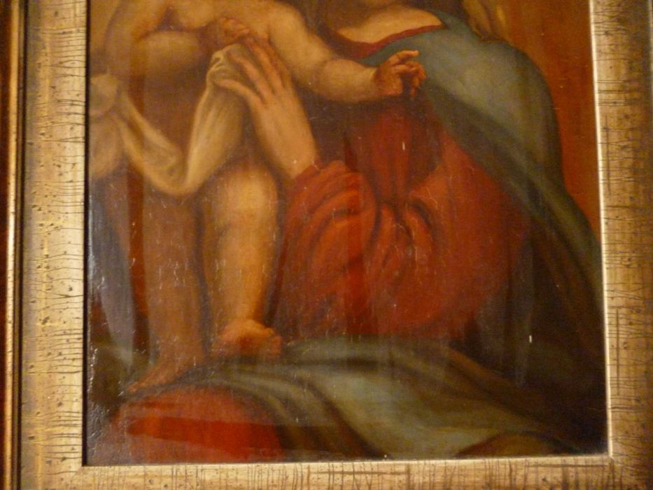 Stary obraz Matka Boza z Jezusem