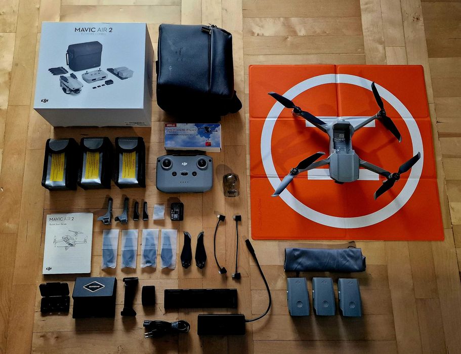 Dji Air 2 Fly More Combo plus dodatki, FCC, NFZ