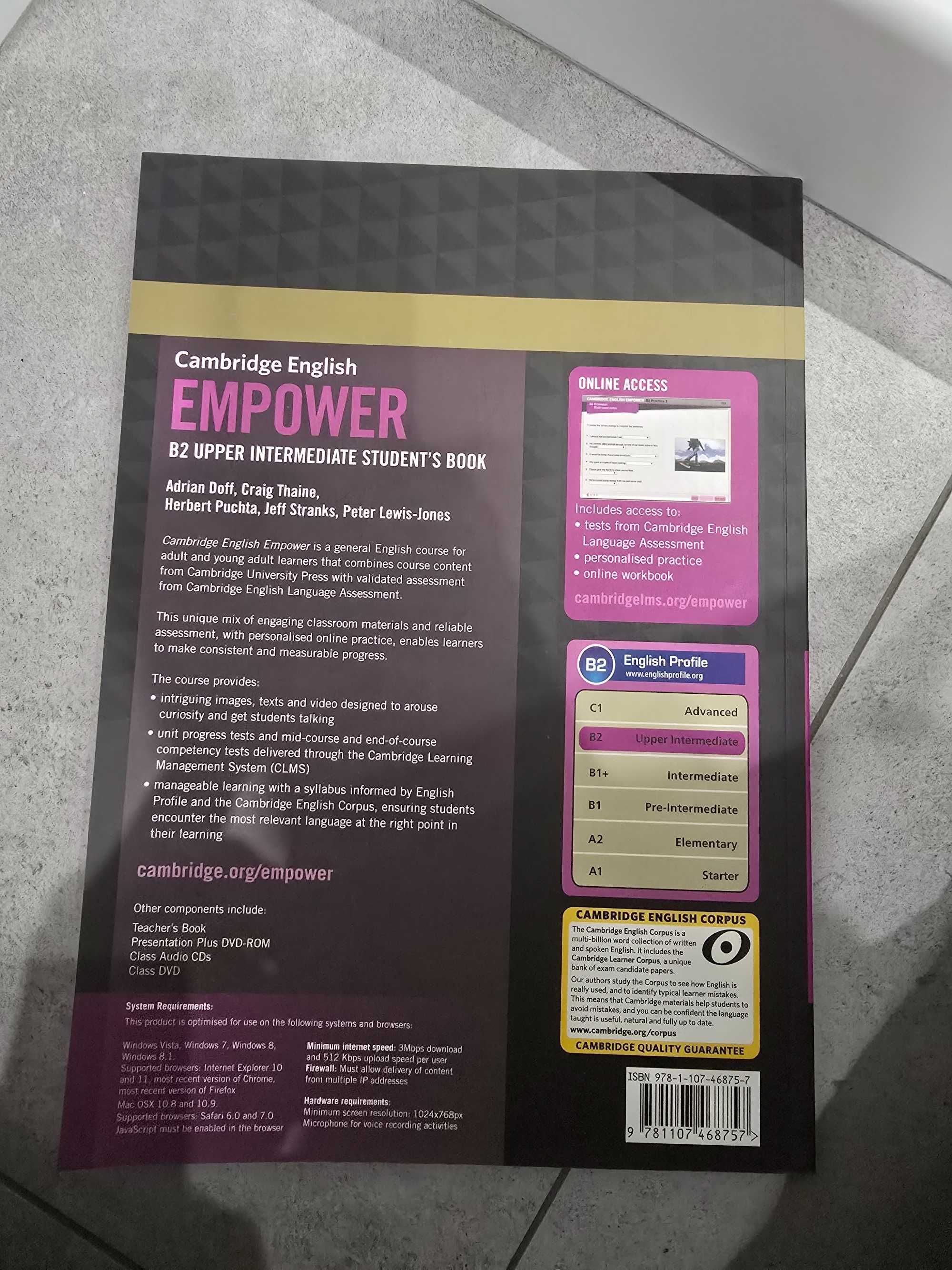 Cambridge Empower b2 książka angielski
