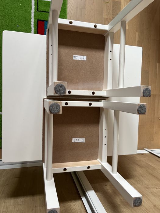 Zestaw dla dzieci stolik i 2 krzesla kritter ikea