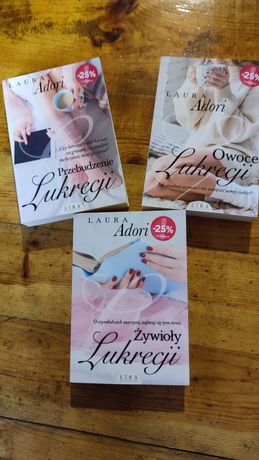 Seria 3 książek o Lukrecji- Laura Adori