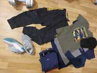 Костюм спорт 146см,, штаны, футболка, кепка, шорты, джинсы