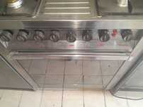 Fogao troia semi- industrial alto inox 190€