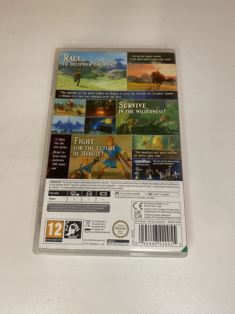 Gra The Legend of Zelda Breath of the Wild nintendo switch IDEALNA