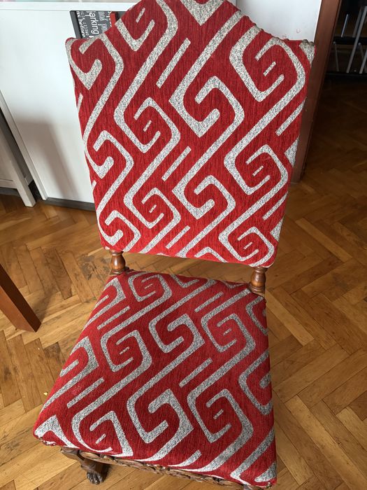 Komplet krzesel z dębu