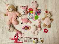 Zestaw zabawek dla dziewczynki różowe myszka minnie moms