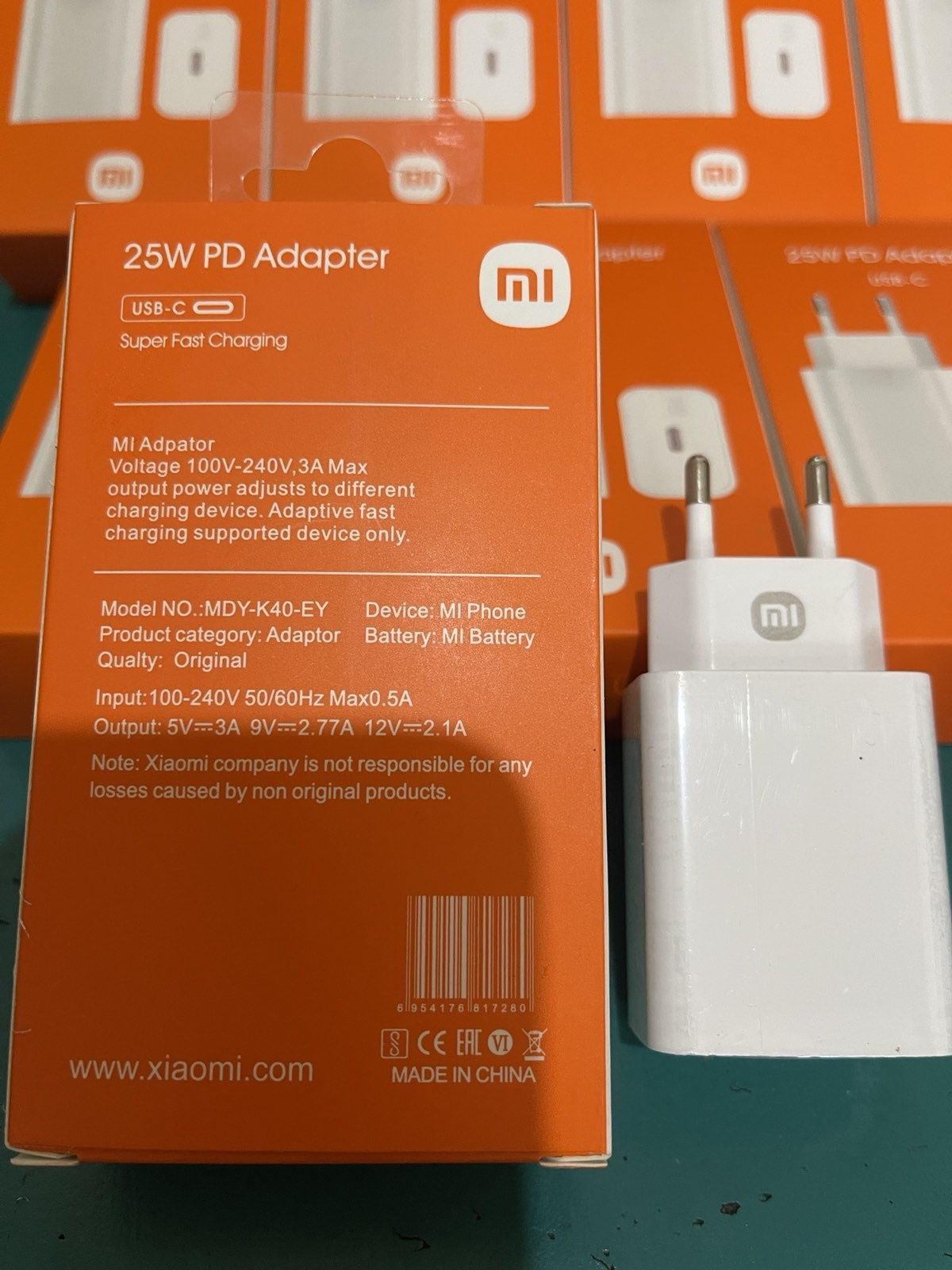 Мережевий зарядний пристрій Xiaomi Mi USB-C 25W Швидка зарядка
