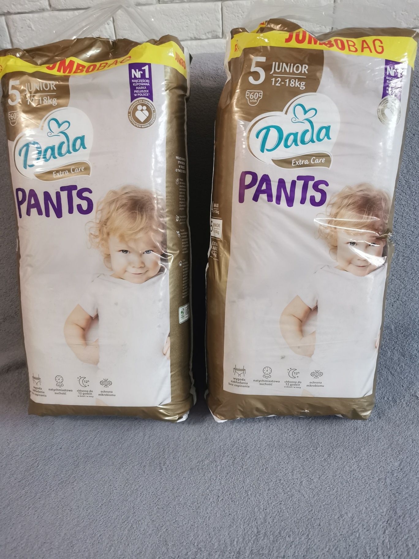 2x pieluchomajtki Dada Pants 5. Jumbo bag.