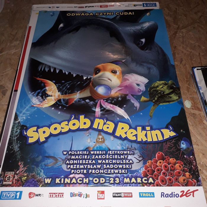 Plakat Filmowy "Sposób na rekina" , kinowy plakat, UNIKAT