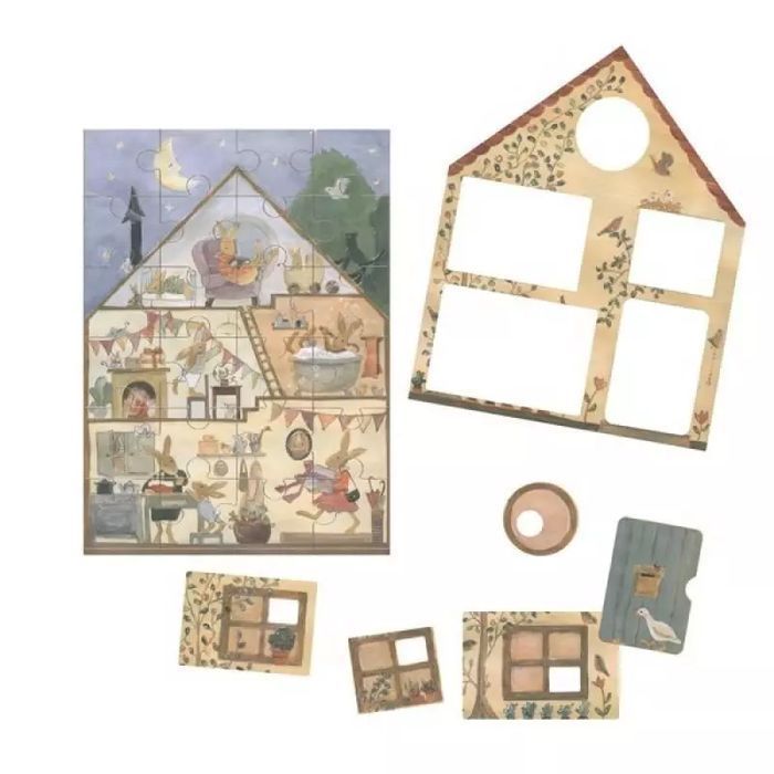 Puzzle 24 układanka Domek Króliczka. Egmont Toys