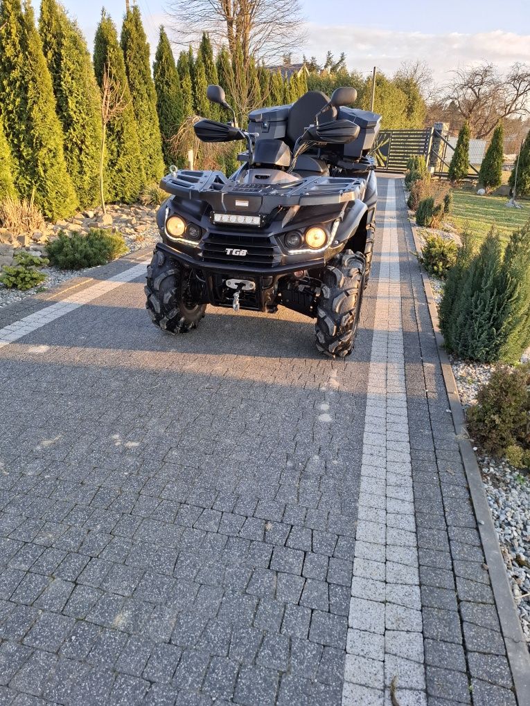 Quad TGB 600 LONG 4x4 wyciągarka hak lampy led
