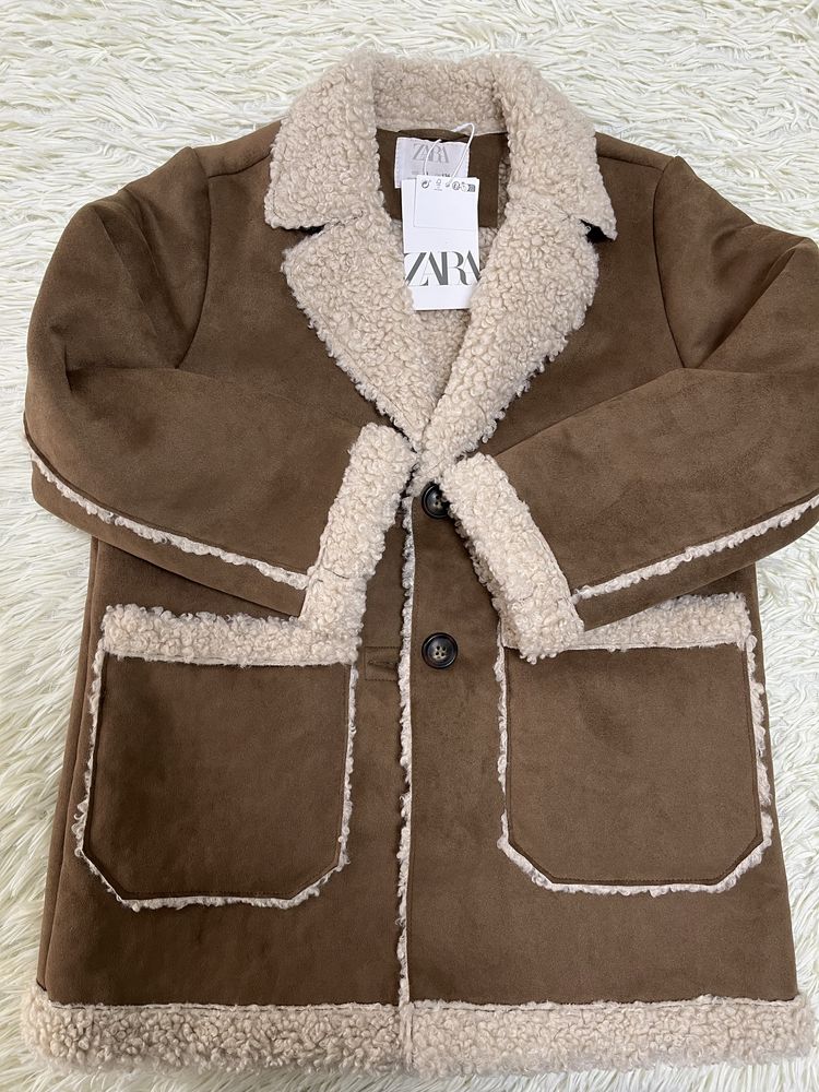 Комбінове пальто Zara на дівчинку