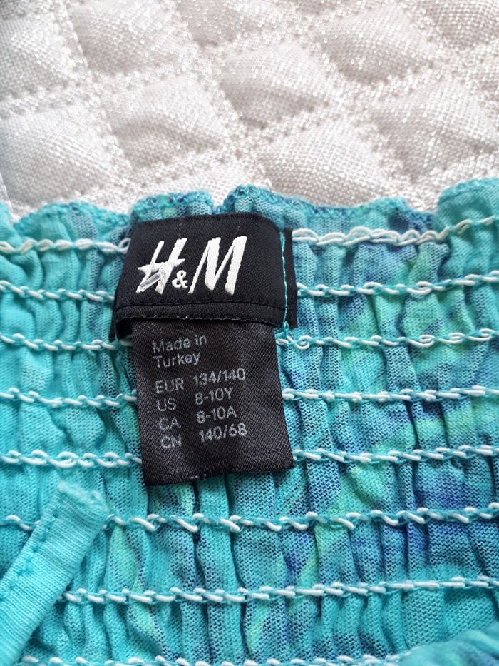 Niebieska tunika dla dziewczynki z H&Mu