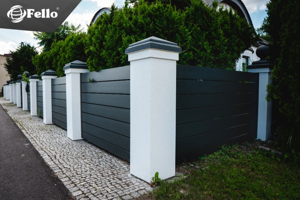 Przęsło Ogrodzeniowe Płot Ogrodzenie Aluminiowe Nowoczesne Panel SOLID
