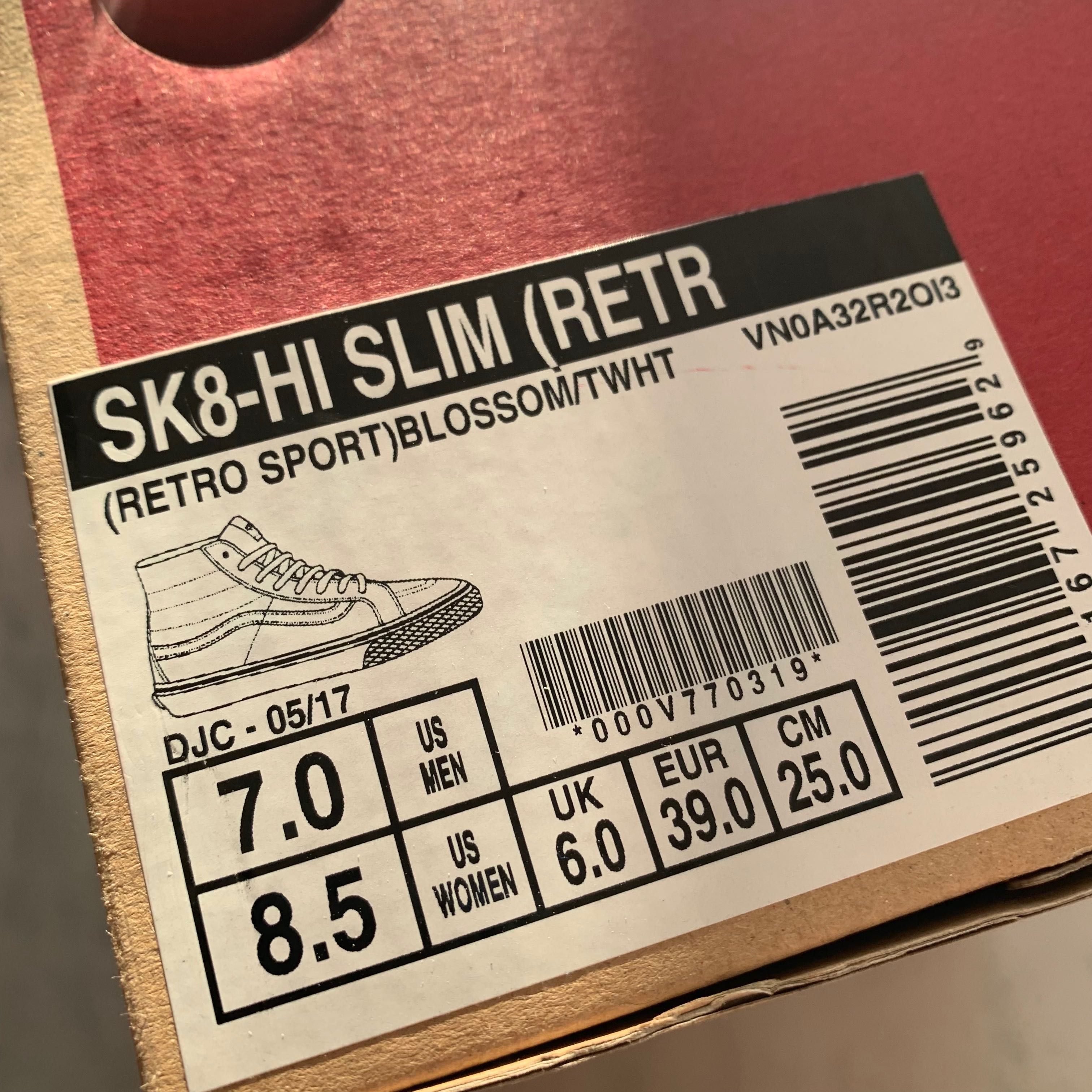 Ténis VANS Sk8-Hi Slim Retro Sport Blossom