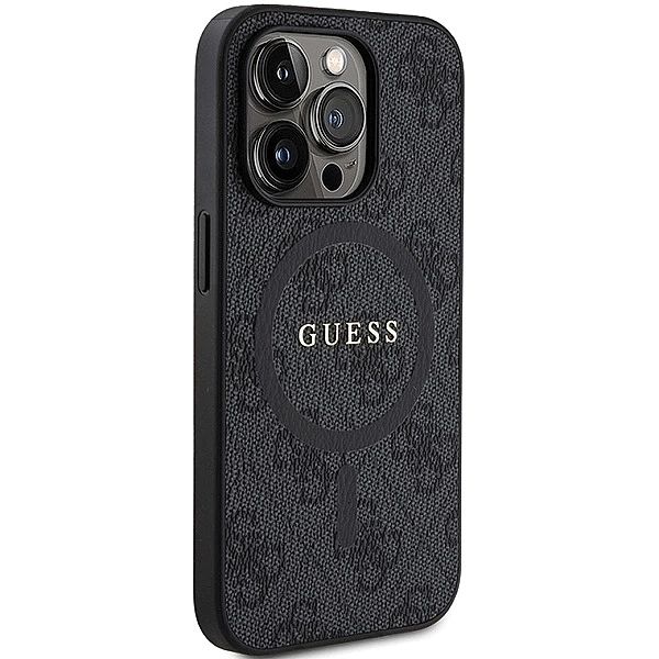 Etui Guess 4G Collection Leather Metal Logo MagSafe na iPhone 14 Pro M