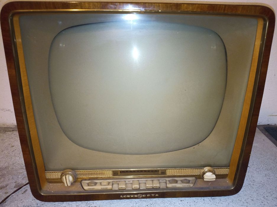 Stary telewizor antyk loft vintage