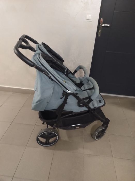 Wózek podwójny zielony