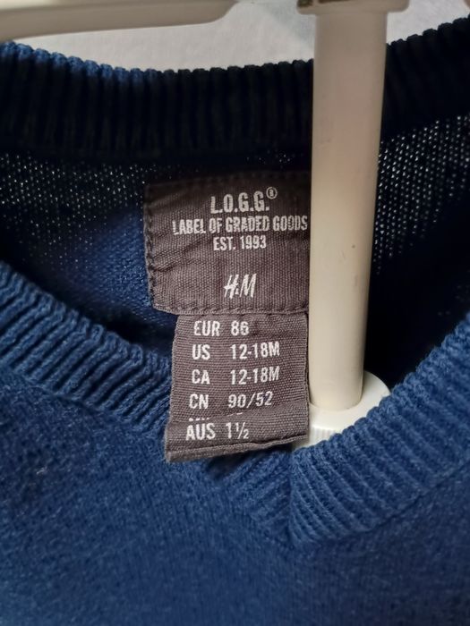 Kamizelka na koszule r. 86 sweterkowa granatowa