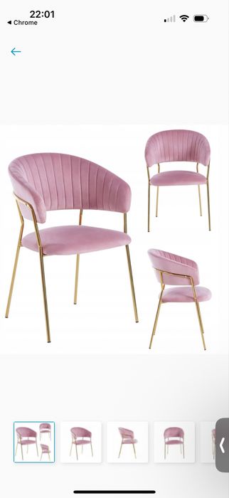 Sprzedam krzesła welurowe