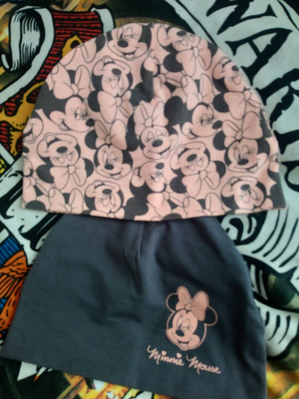 Zestaw czapka Myszka Minnie Disney