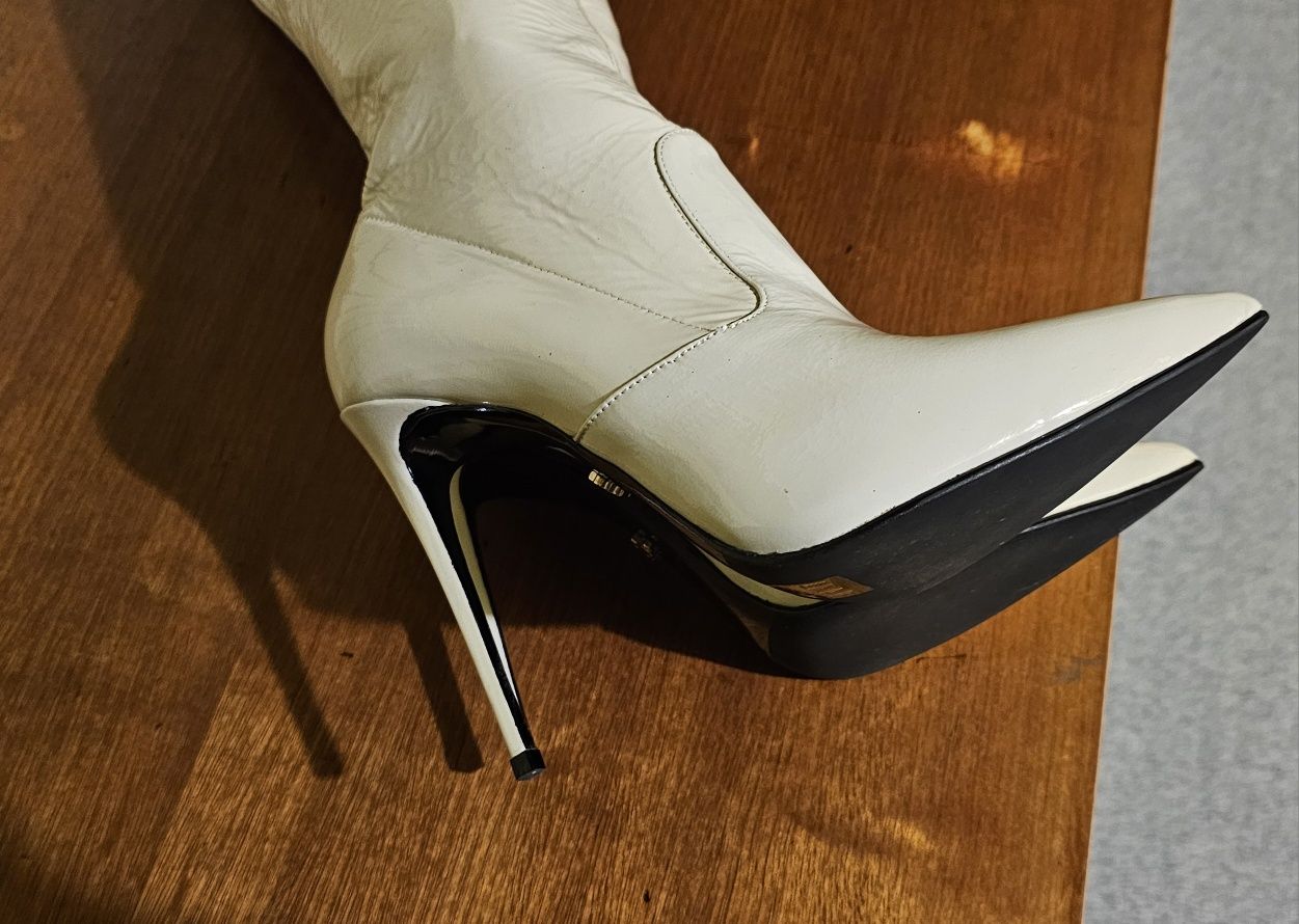 Le silla kozaki muszkieterki szpilki 38.5 szpilki 12cm