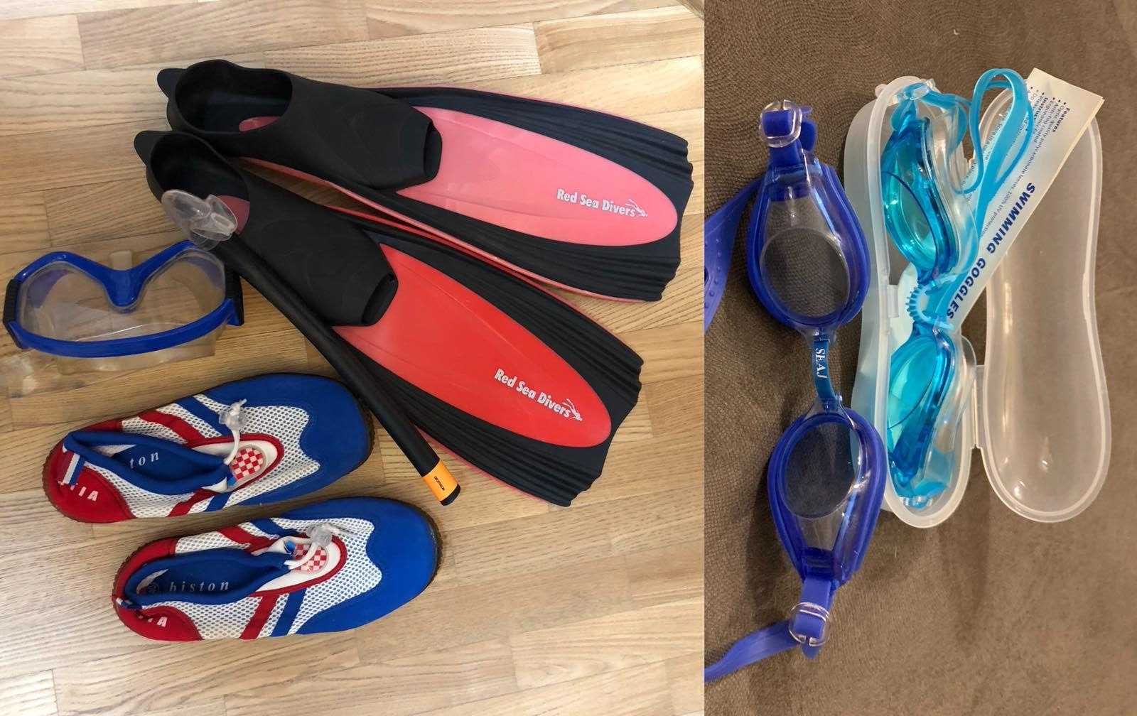 Для плавания очки Swimming Goggles Ласты для дайвинга Red Sea  23см