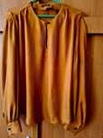 NOWA bluzka Scotch&Soda, kolor miedziany, coupro, roz. oversize