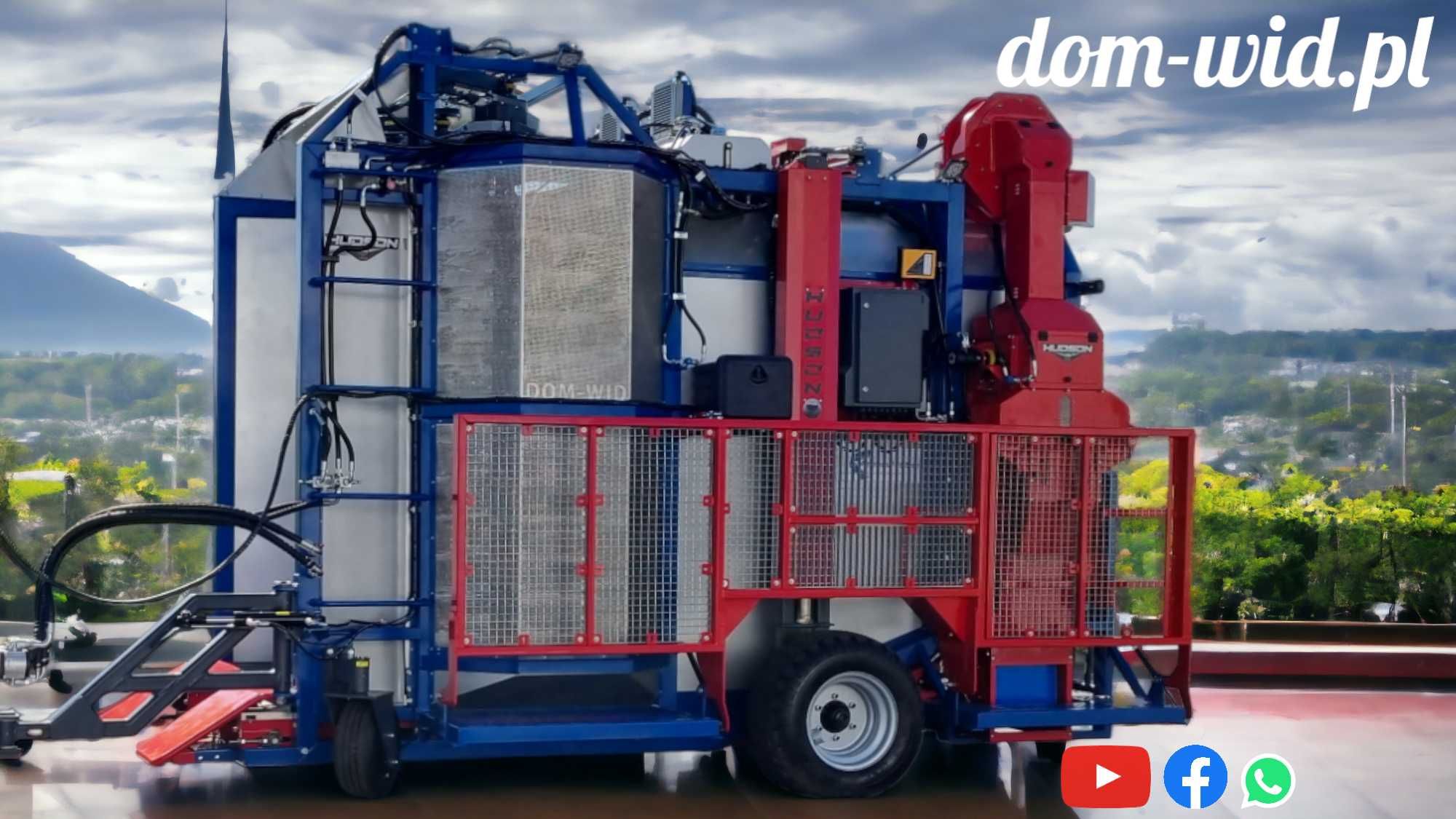 Kombajn do Wiśni Jabłek Śliwek Cało-rzędowy NOWY Dom-Wid Agromachines