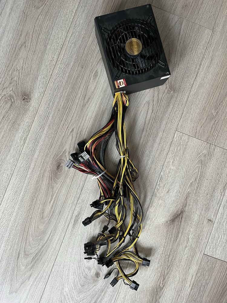 Блок живлення комп'ютерний Yoso JM-1650W Bronze 6 GPU система