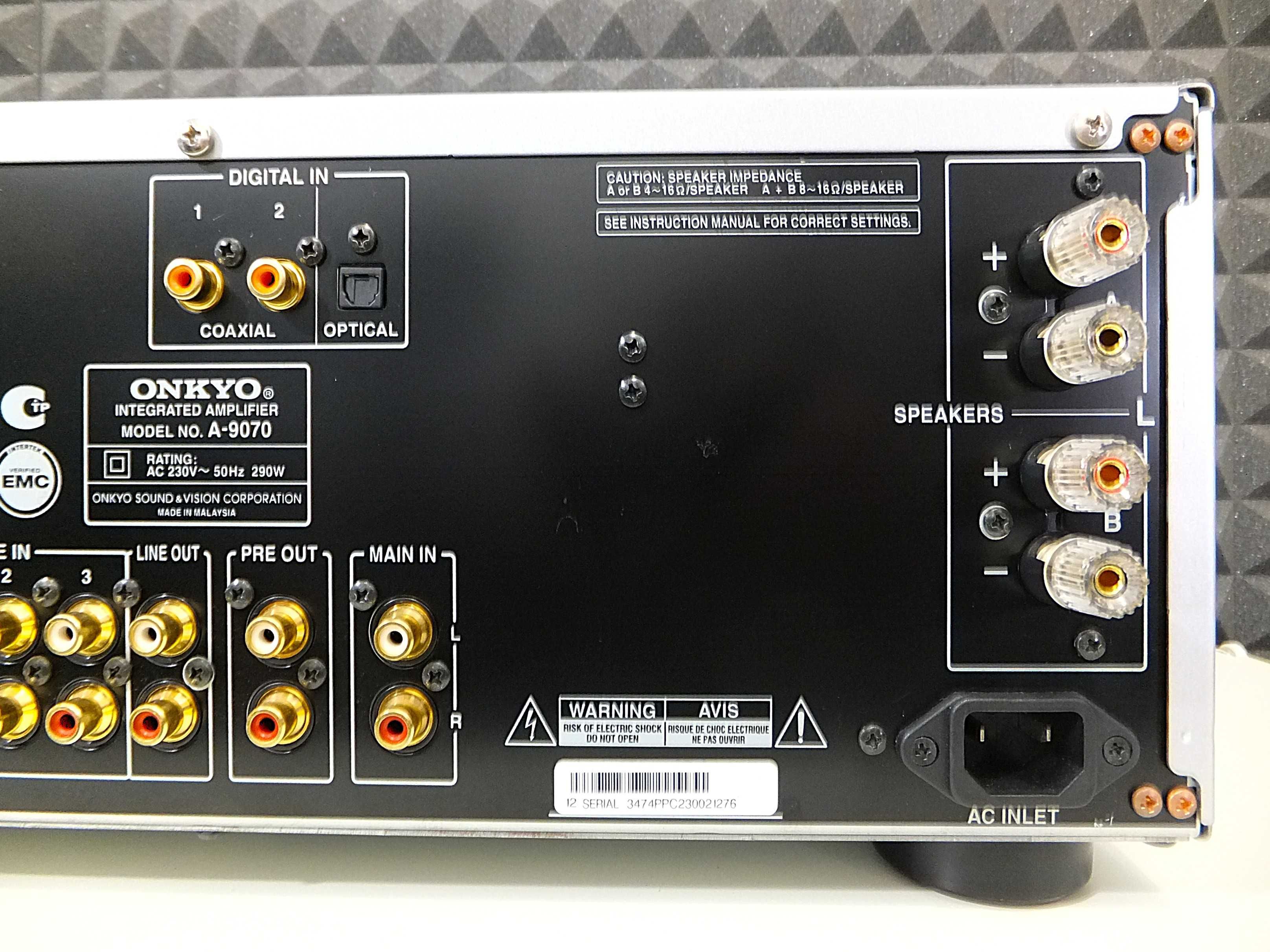Potężny nowoczesny wzmacniacz stereo ONKYO A-9070