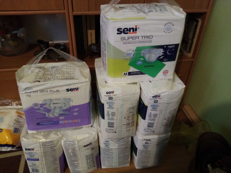 Pieluchomajtki dla dorosłych Seni Super Trio Medium rozmiar M