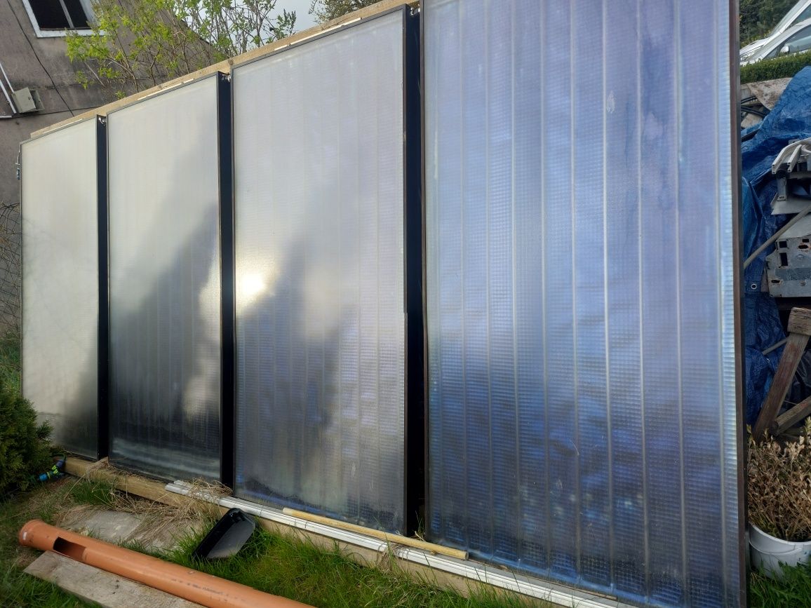 Panele solarne solary do grzania wody basen