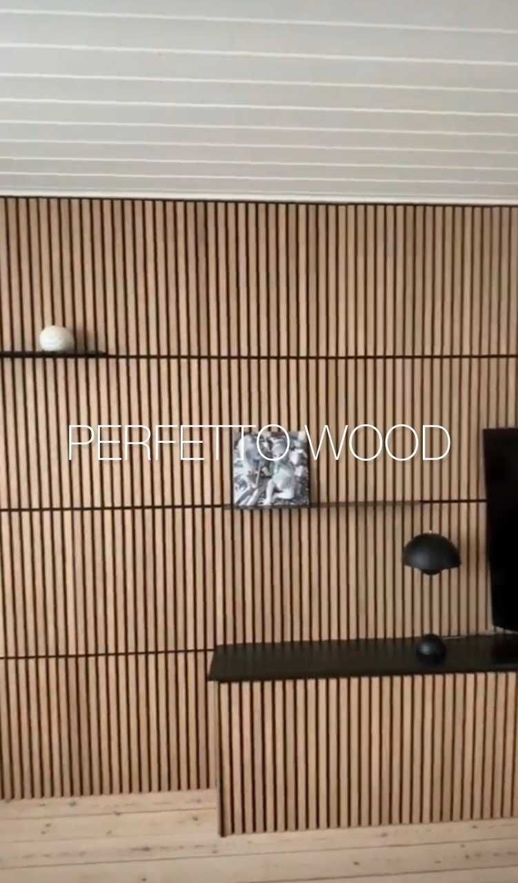 Стінова панель PerfettoWood 3д планки дубові декор від виробника