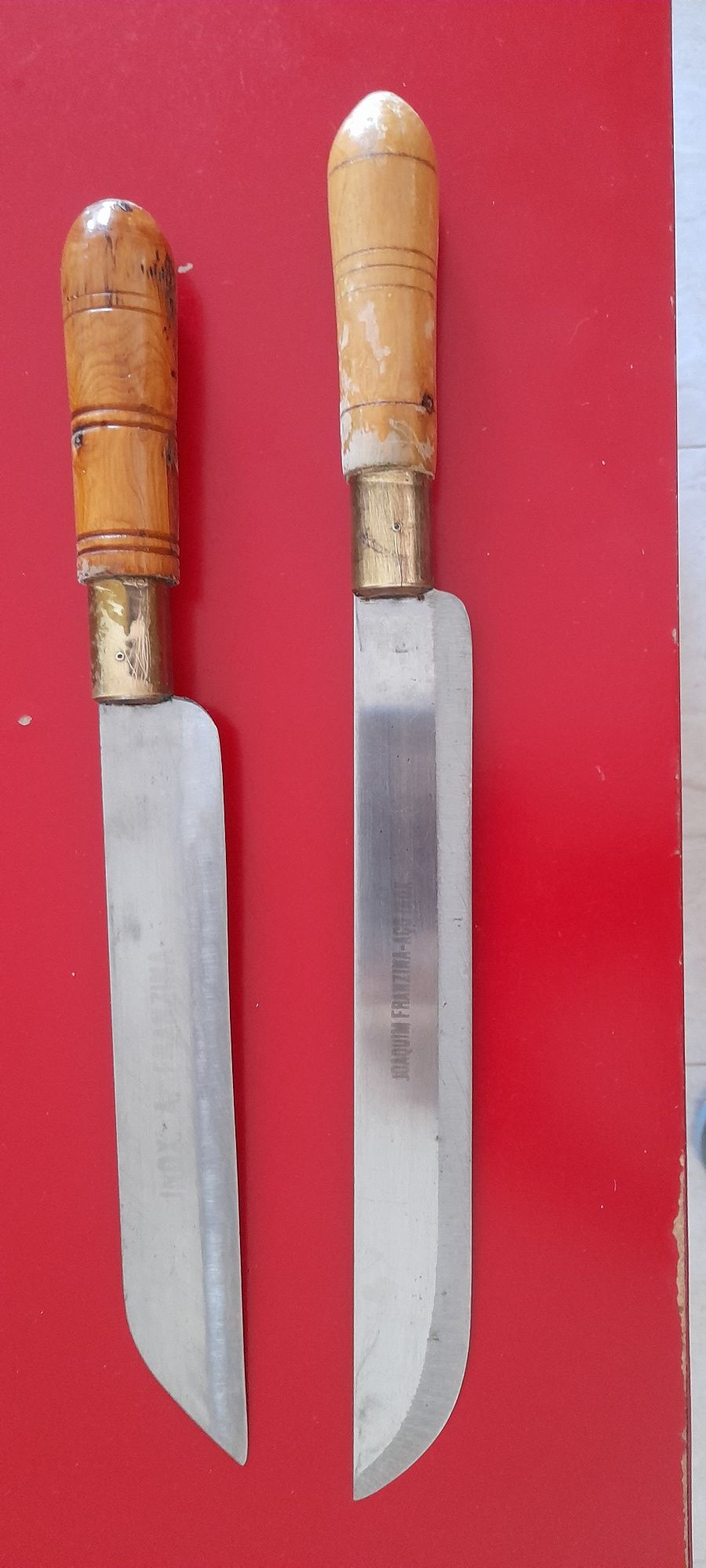 Conjunto facas grandes em aço inox