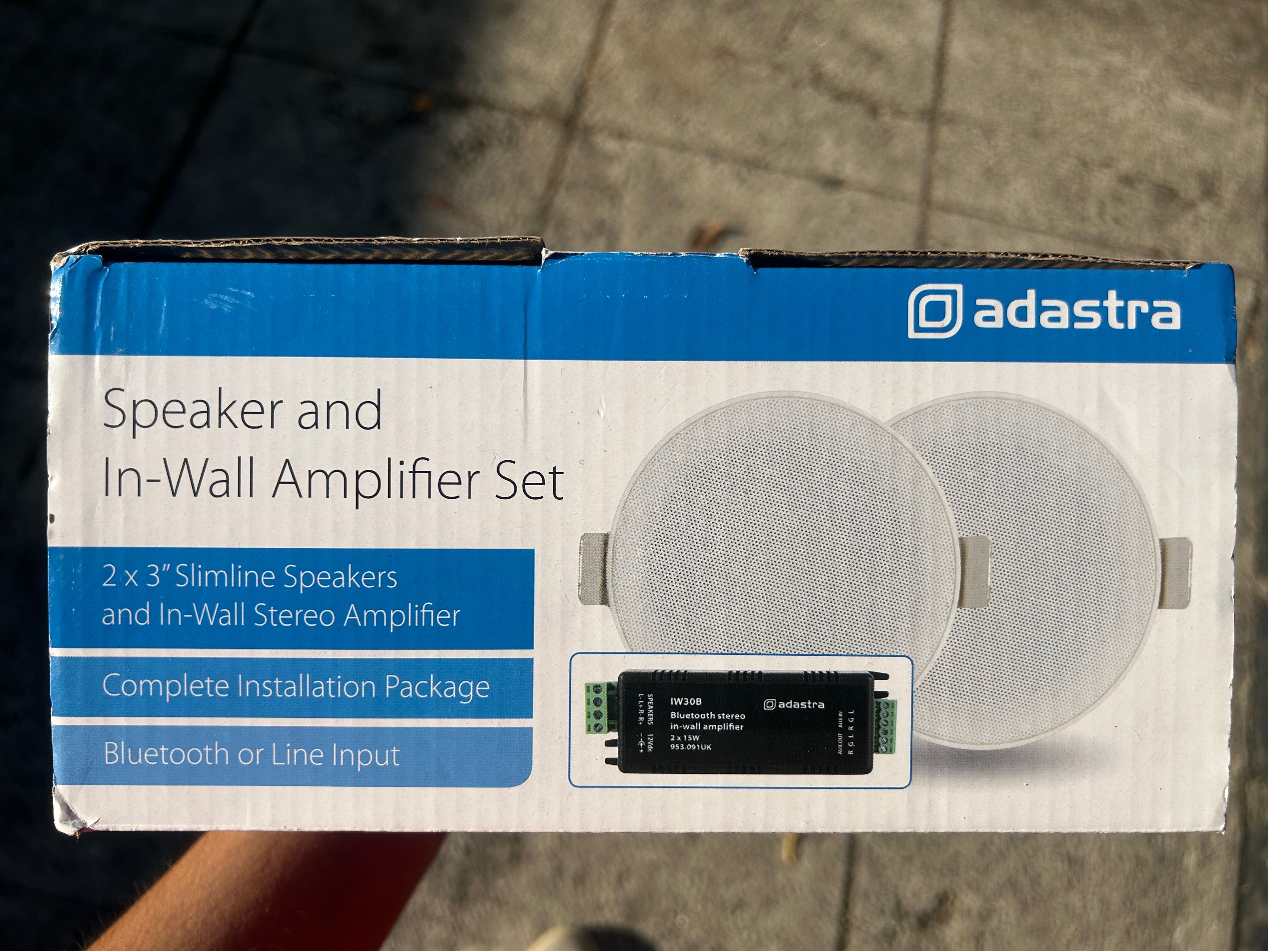 Amplificadores/ colunas de som para teto com altifalante | Novo