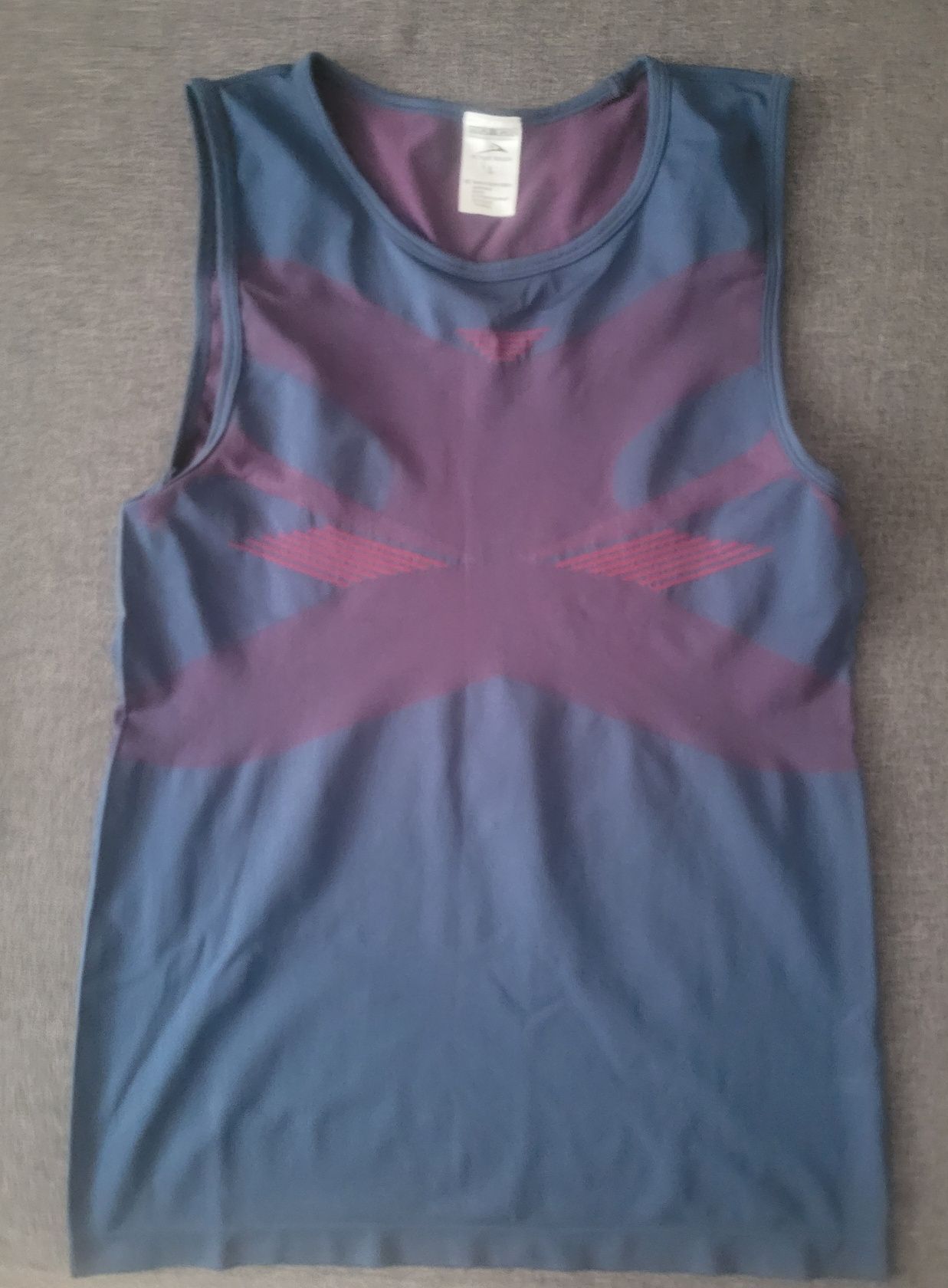 Koszulka na ramiączka T-shirt sportowy na siłownię, rower do biegania