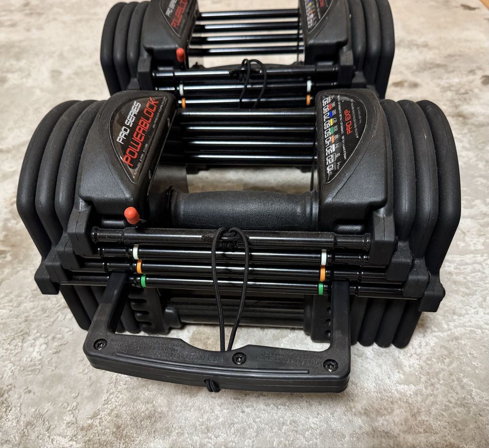 PowerBlock Pro Exp Conjunto Dumbbells Ajustáveis