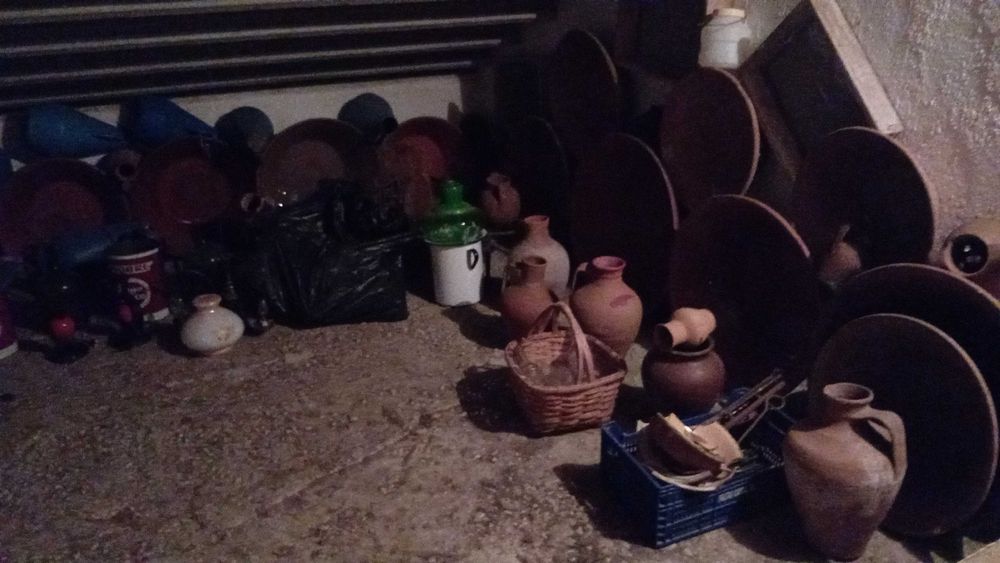 Peças  antigas em barro