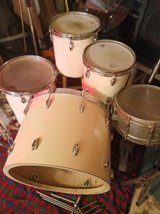 Zaproponuj! Bębny Szpaderski Pearl '70 80 Shell set Zestaw do renowacj