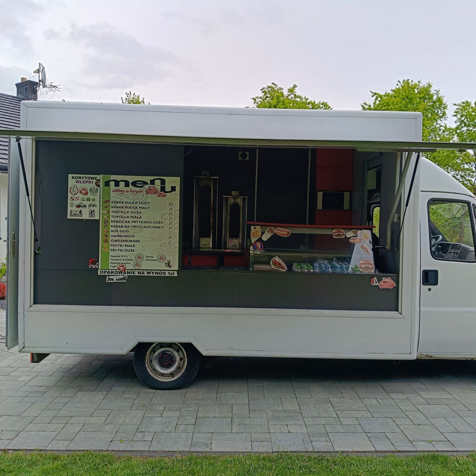 Peugeot Boxer Kebab Auto Bar Samochód Gastronomiczny Food Truck