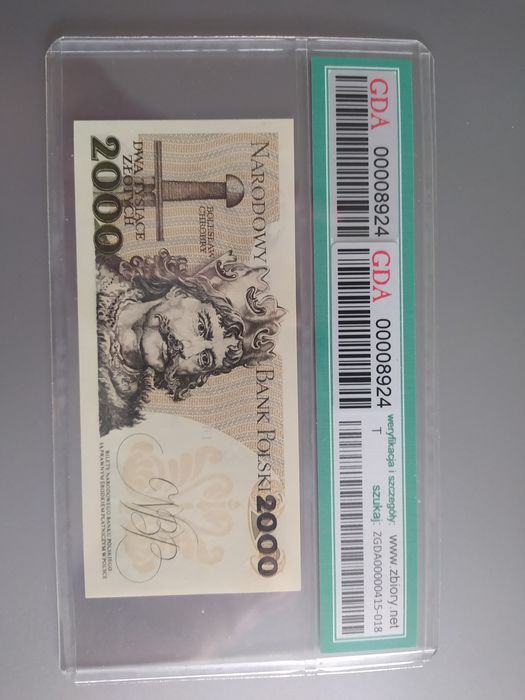 2000 złotych 1982 GDA 66.        1