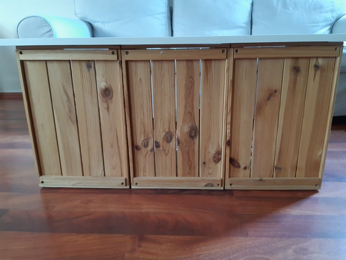 Stolik kawowy z elementów Ikea