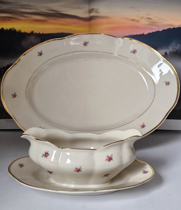 Serwis obiadowy Chodzież piękny stary porcelit