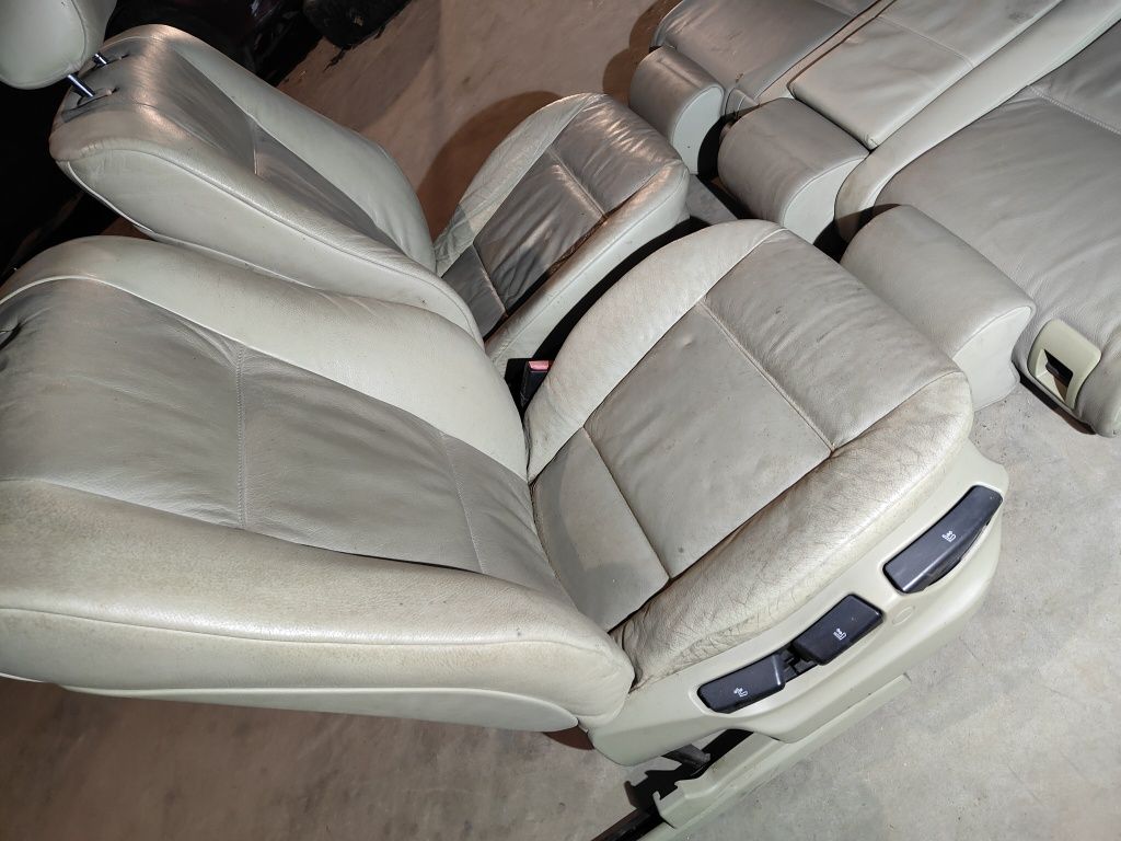 BMW X5 E53 fotele kanapa przód i tył skóra KOMPLET i inne