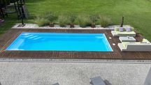 SP Lord 6,50 x 3,70 x 1,50m basen poliestrowy do wkopania ! Superpools