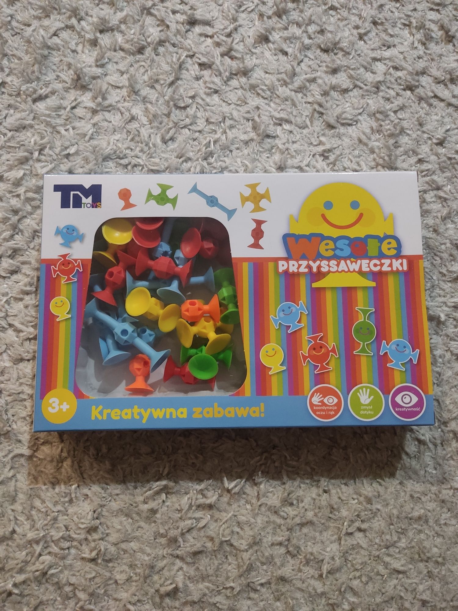 Wesołe przyssaweczki kreatywna zabawa TM Toys