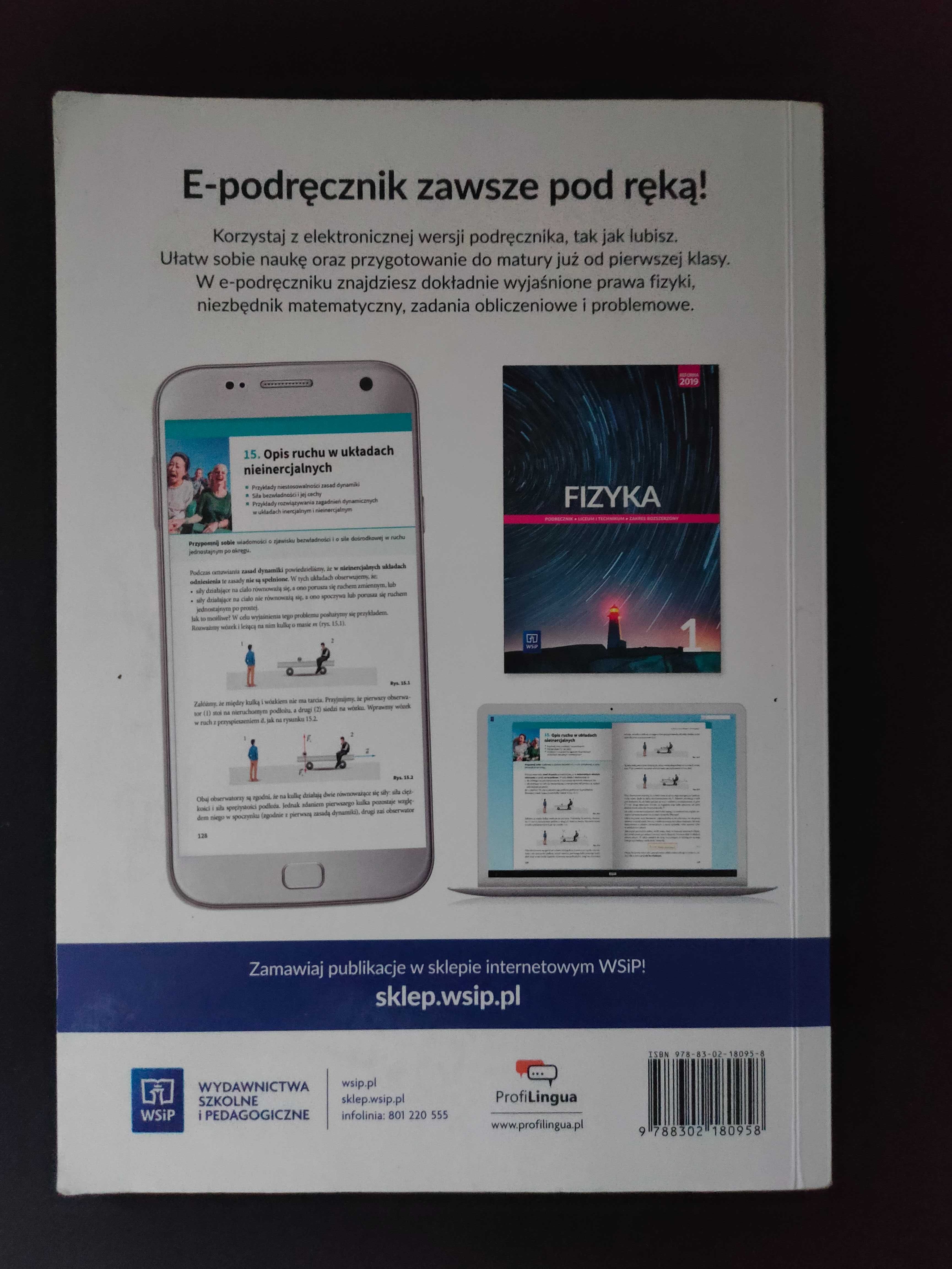 Podręcznik i zbiór zadań - Fizyka 1