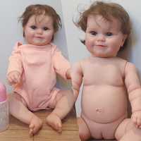 Оригинальная силиконовая кукла-малыш девочка 50 см.3d окрас,вены